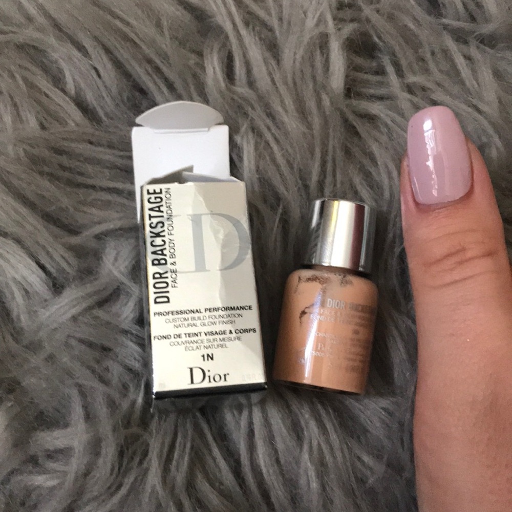 Mini Dior trial size foundation